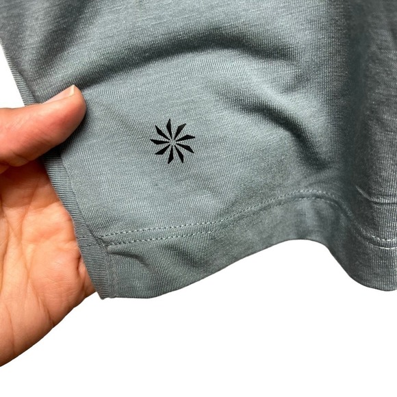 Athleta Embody Twist-Front Top Sage Green‎ Size Large - Picture 7 of 10